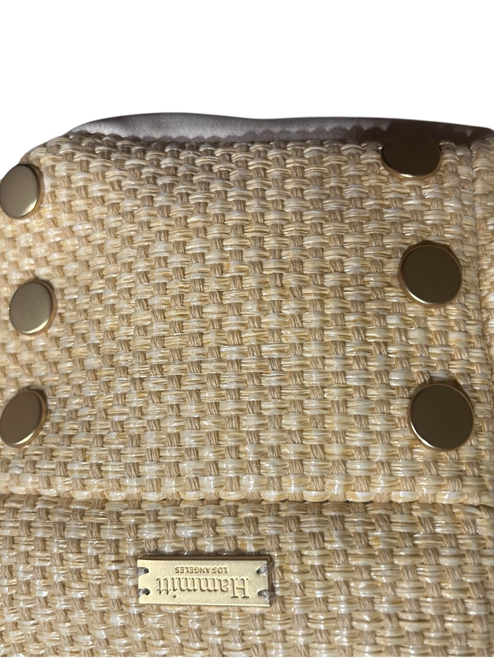 Hunter | Ricotta Raffia/Brushed Gold | Sml - Picture 2 of 6